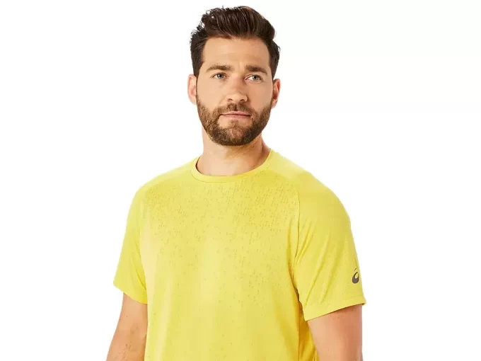 HAUT À MANCHES COURTES EN JACQUARD ACTIBREZE