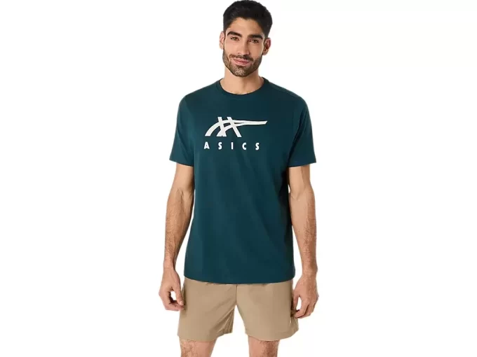 T-SHIRT À MANCHES COURTES ASICS STRIPE