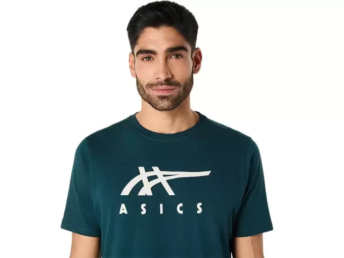 T-SHIRT À MANCHES COURTES ASICS STRIPE