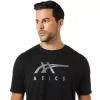 T-SHIRT À MANCHES COURTES ASICS STRIPE