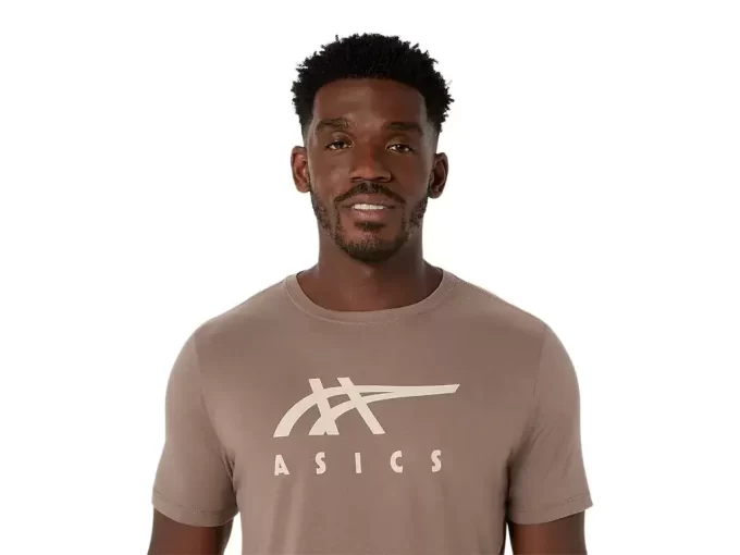 T-SHIRT À MANCHES COURTES ASICS STRIPE