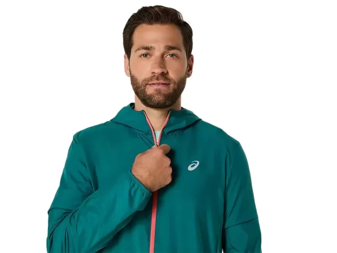 VESTE ASICS ARGENTÉE
