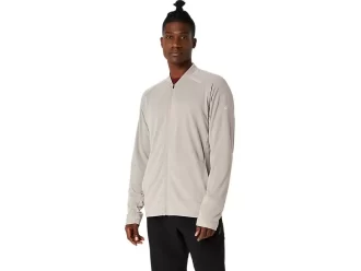 VESTE À FERMETURE ÉCLAIR ENTIÈRE ACTIBREZE JACQUARD GRID