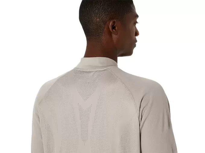 VESTE À FERMETURE ÉCLAIR ENTIÈRE ACTIBREZE JACQUARD GRID