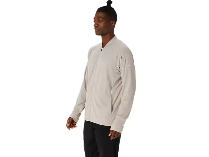VESTE À FERMETURE ÉCLAIR ENTIÈRE ACTIBREZE JACQUARD GRID