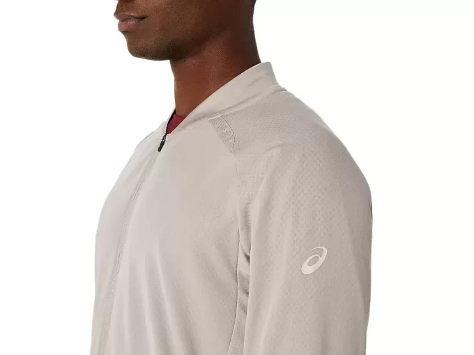 VESTE À FERMETURE ÉCLAIR ENTIÈRE ACTIBREZE JACQUARD GRID