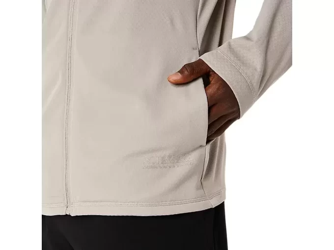 VESTE À FERMETURE ÉCLAIR ENTIÈRE ACTIBREZE JACQUARD GRID