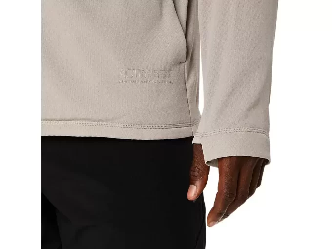 VESTE À FERMETURE ÉCLAIR ENTIÈRE ACTIBREZE JACQUARD GRID